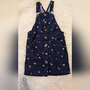 Girls Osh Kosh corduroy floral jumper